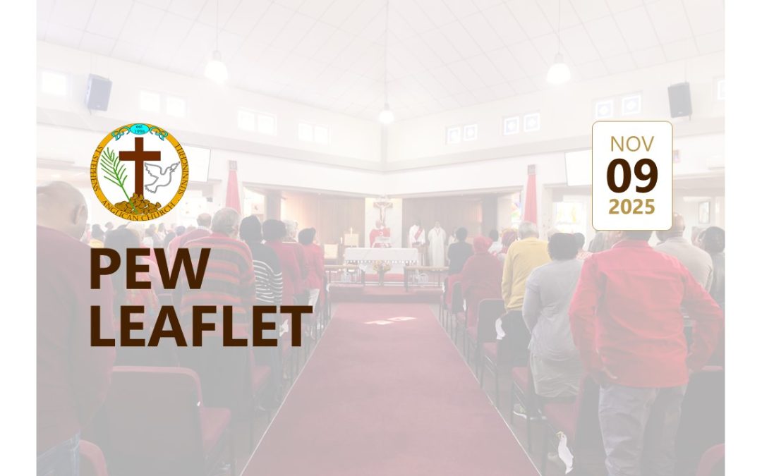 Pew Leaflet – (09 Nov 2025)