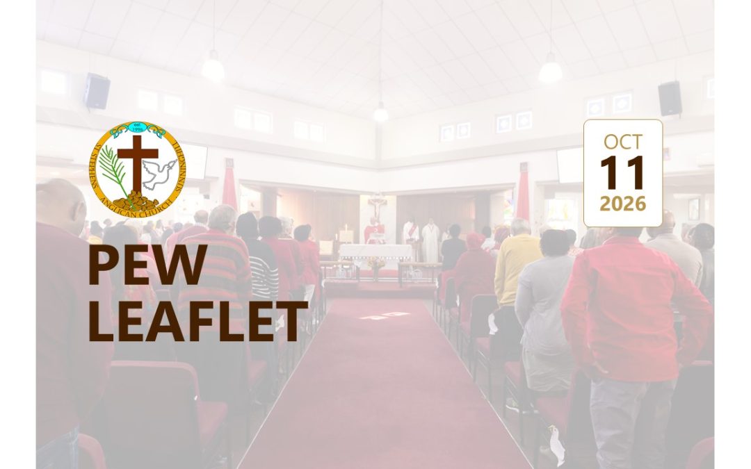 Pew Leaflet -(11 Oct 2026)
